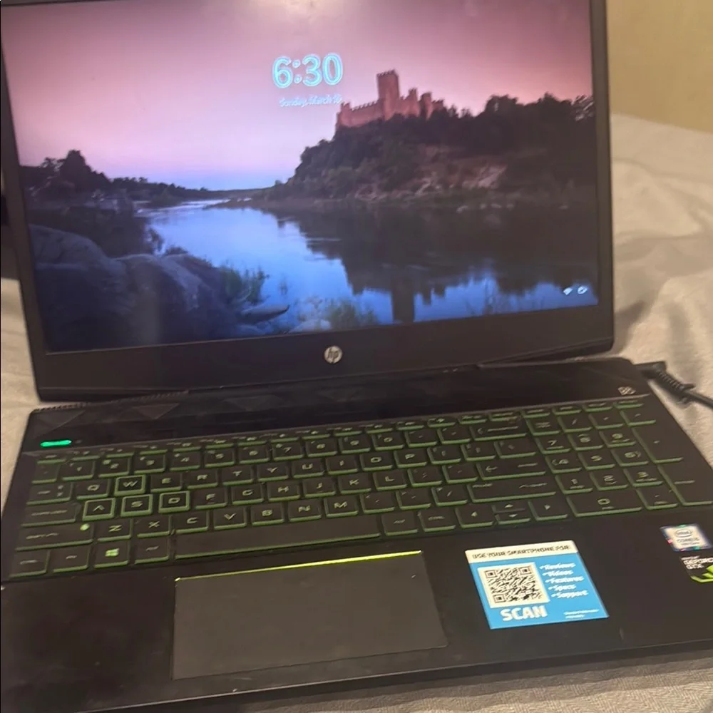 HP Black Gaming Laptop